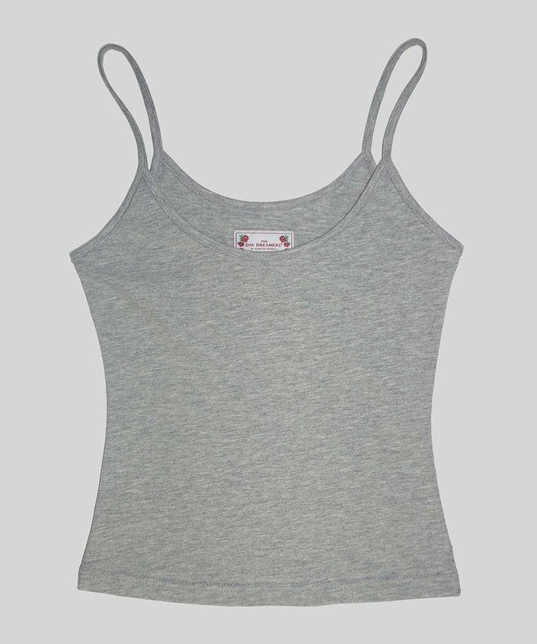 My Go To Sleeveless Top Melange Gray