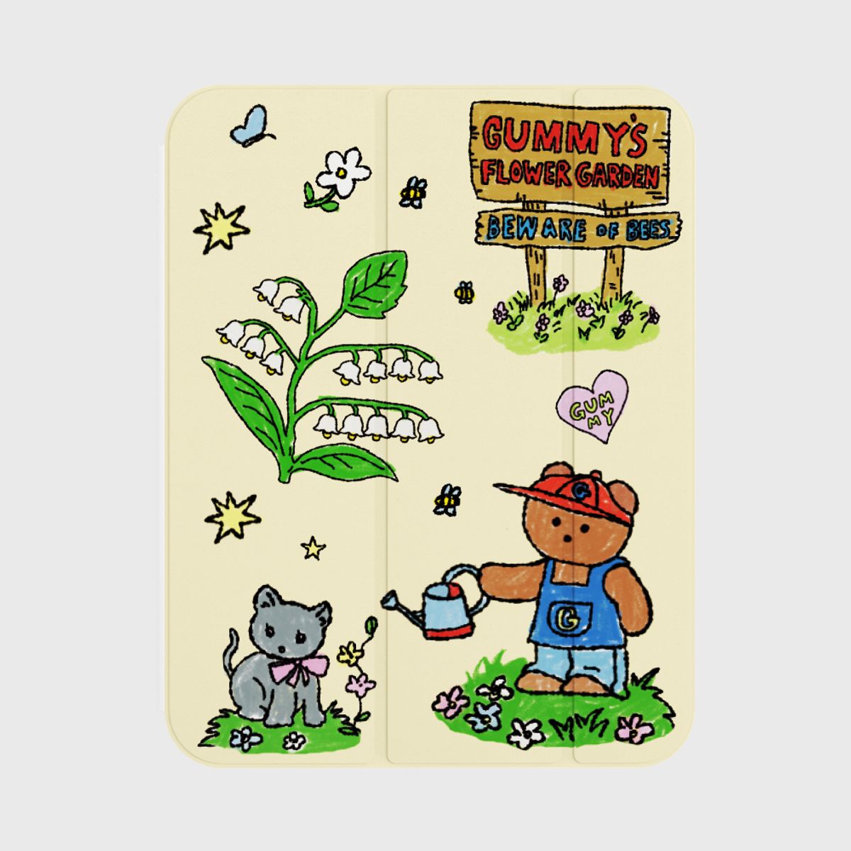 더나인몰(THE NINEMALL) gummys flower garden [아이패드 케이스]