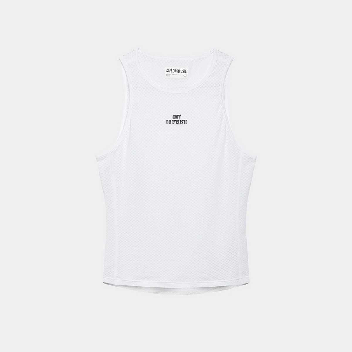 카페 드 사이클리스트(CAFE DU CYCLISTE) 릴리안 클래식 민소매 베이스레이어 화이트 여성