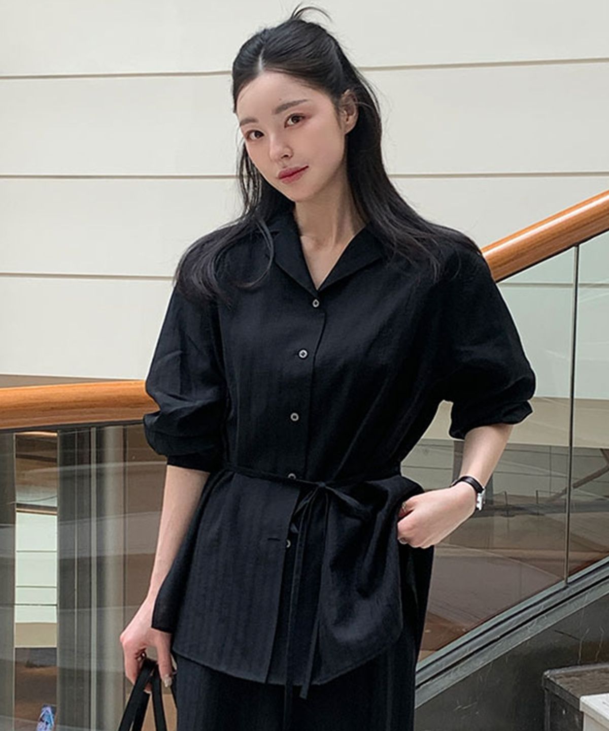 로브로브(LOVLOV) NEW DRAPPING SHIRT