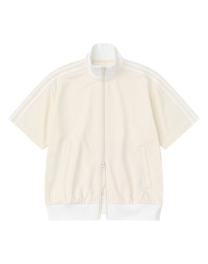 클래식 NY 반팔 트랙 탑 퓨어베이지