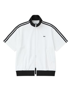 클래식 NY 반팔 트랙 탑 화이트