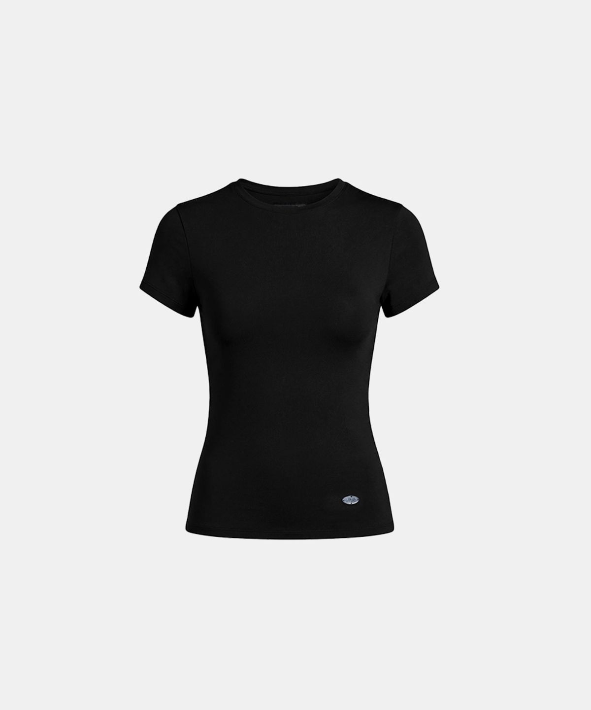 배드블러드(BADBLOOD) Sleek Cotton Short Sleeve T-Shirt - Black