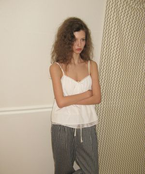 Sabrina ribbon lace blouse - Ivory