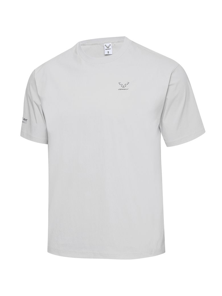 SNOW CARTOON (스노우 카툰) 남녀공용 우븐 반팔티_Light Grey YUM26262C2