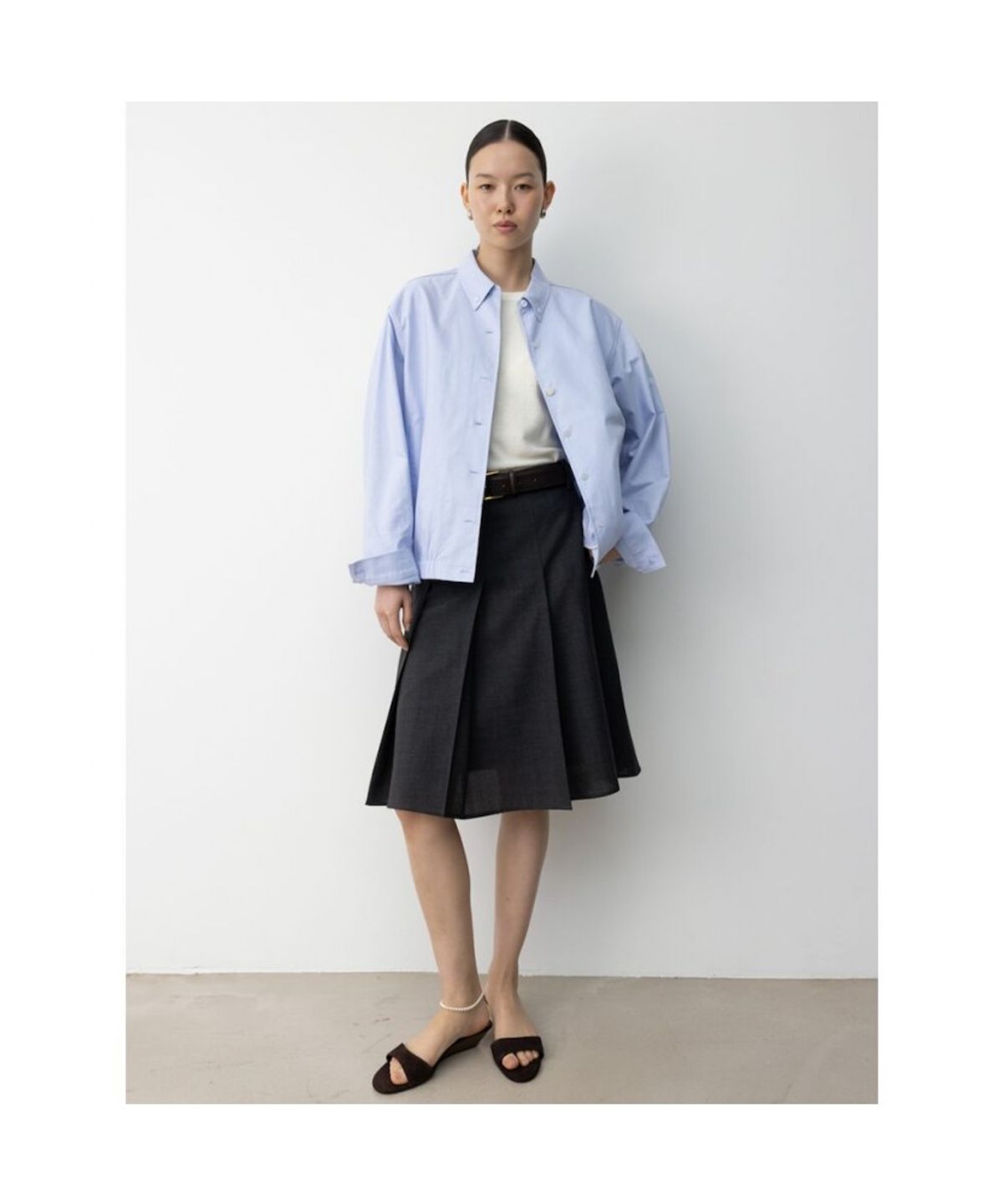 디애퍼처(THE APERTURE) Piola Cotton Jacket  Blue (TA5764A06P)