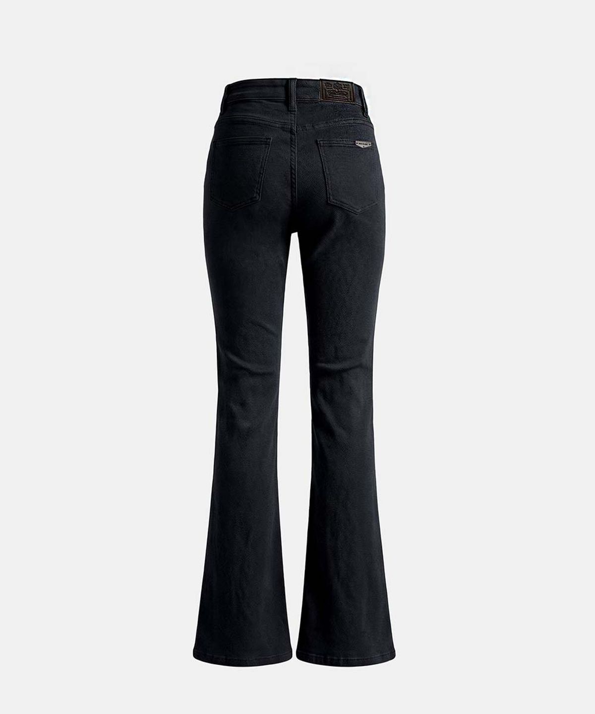 배드블러드(BADBLOOD) 702 Low-Rise Bootcut Pants - Black