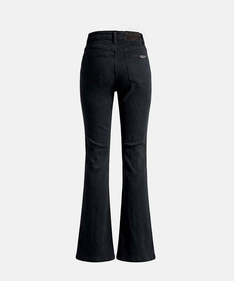 702 Low-Rise Bootcut Pants - Black