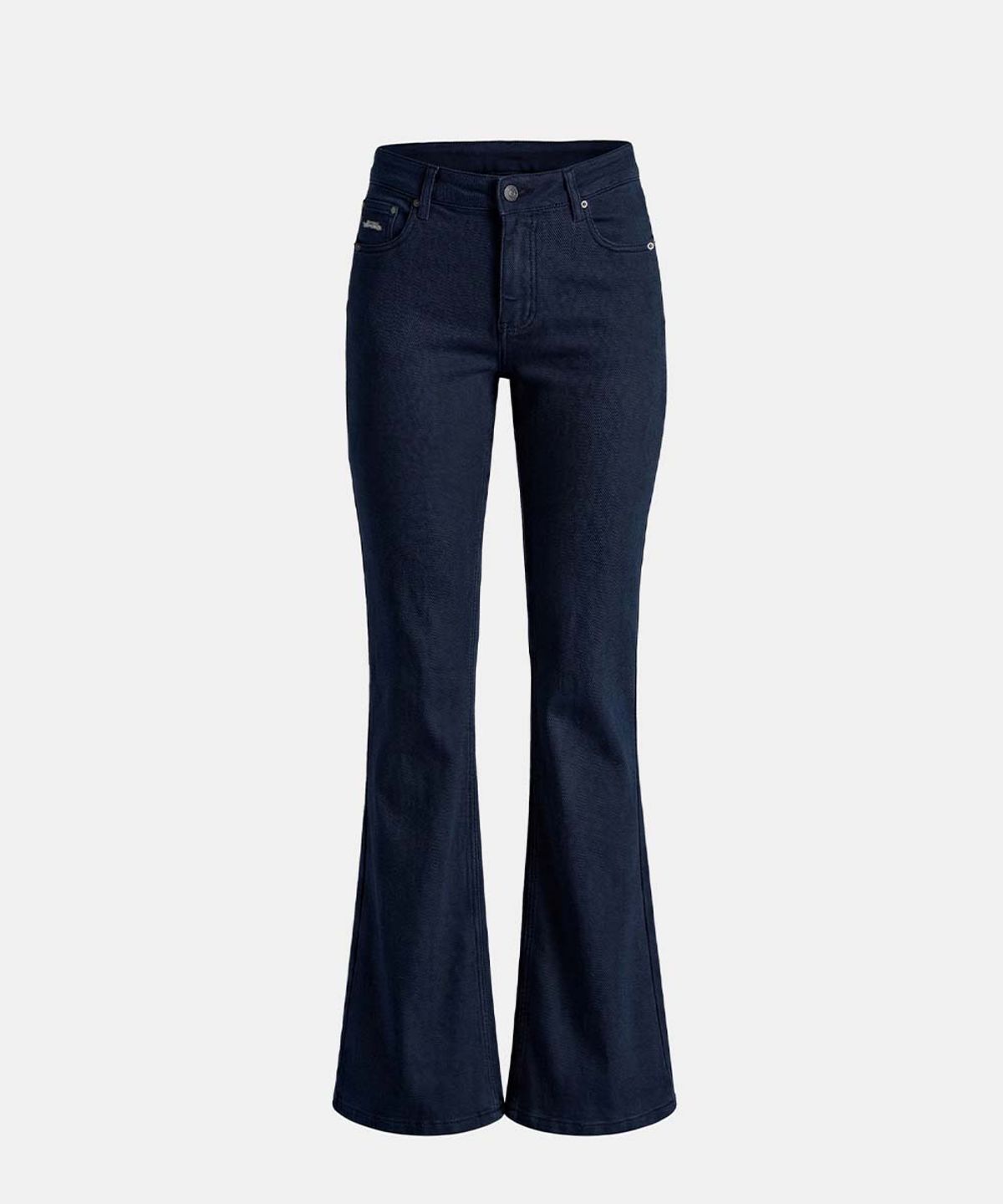 배드블러드(BADBLOOD) 702 Low-Rise Bootcut Pants - Navy