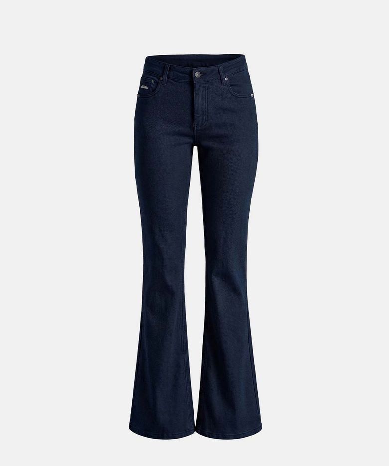 702 Low-Rise Bootcut Pants - Navy