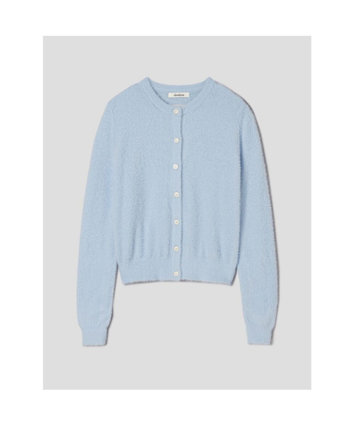 디애퍼처(THE APERTURE) Classic Furry Cardigan  Blue (TA575AA01Q)