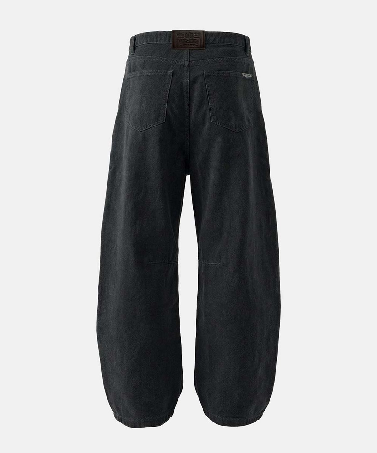 배드블러드(BADBLOOD) 701 Semi Curved Fit Pants - Charcoal