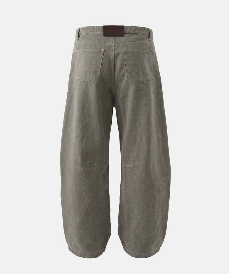 701 Semi Curved Fit Pants  - Gray