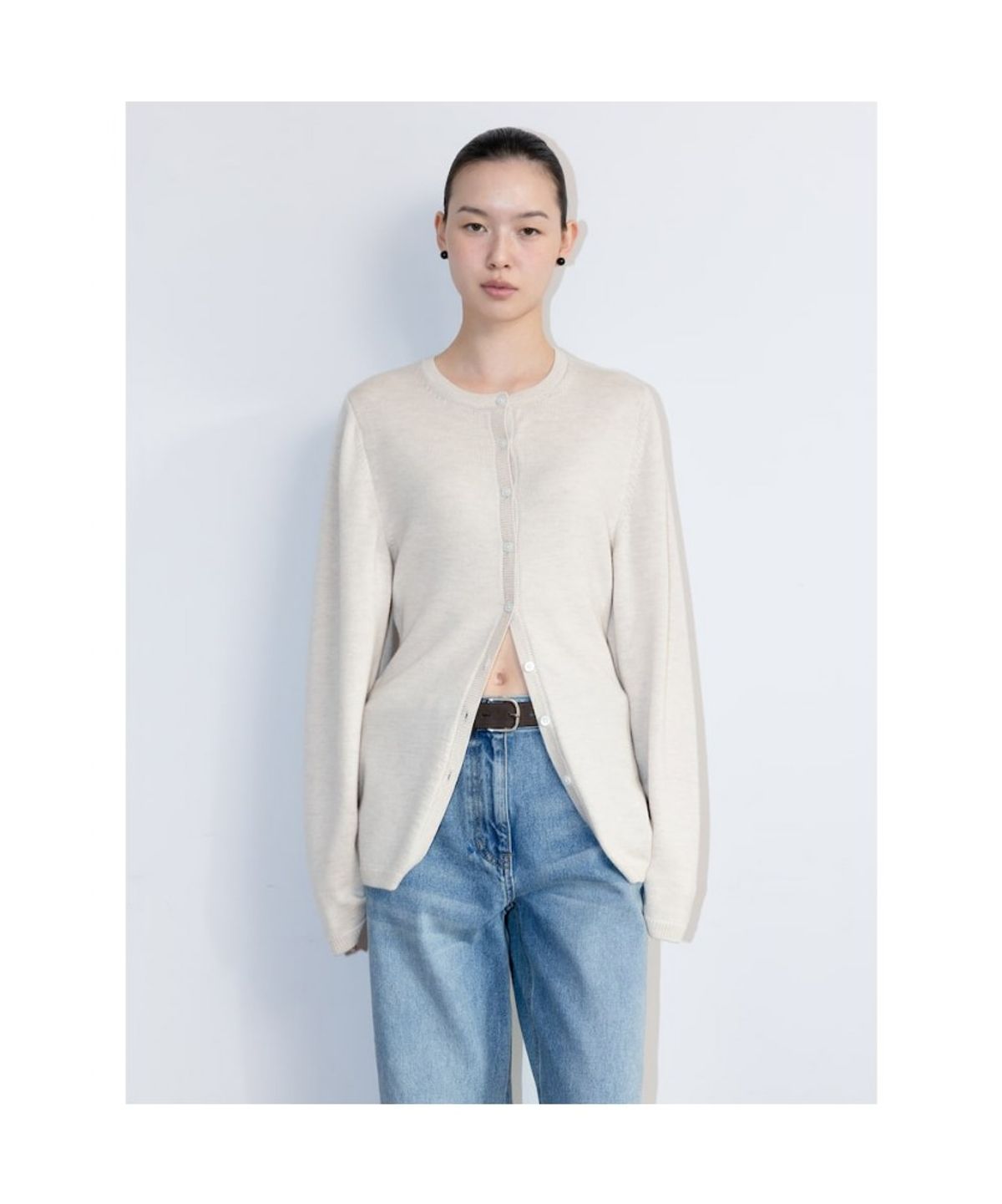 디애퍼처(THE APERTURE) Classic Long Cardigan  Beige (TA625AA03A)