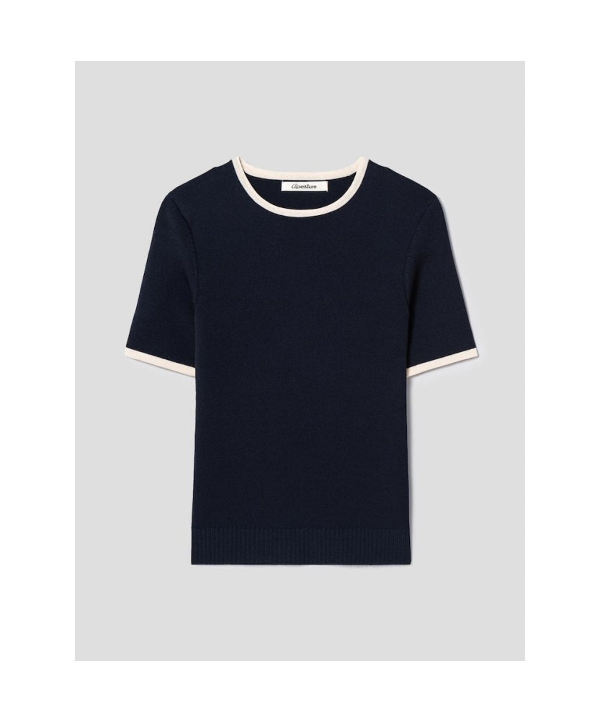 디애퍼처(THE APERTURE) Damian Knit Top  Navy (TA5751A05R)