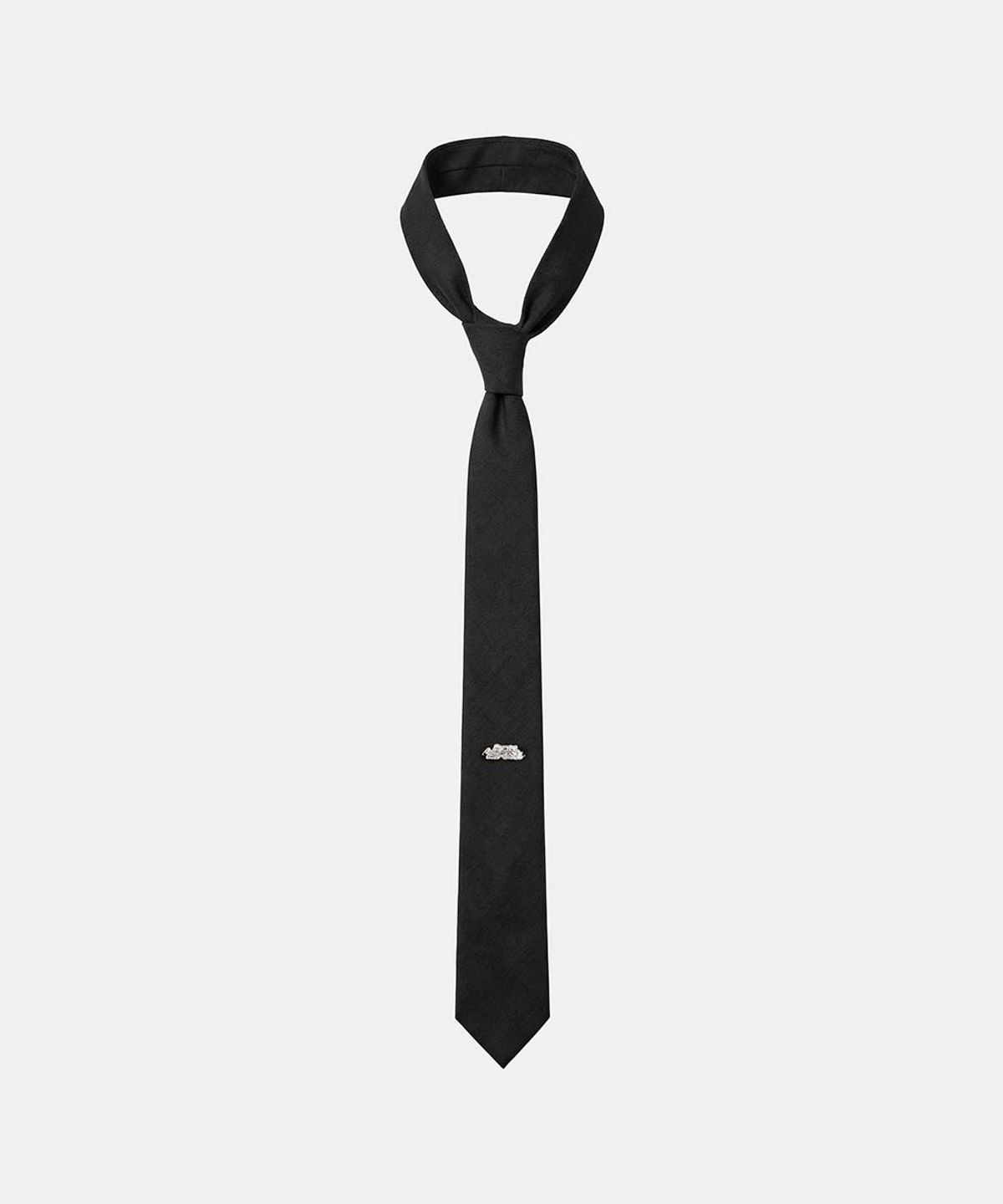 배드블러드(BADBLOOD) Slim Long Tie - Black