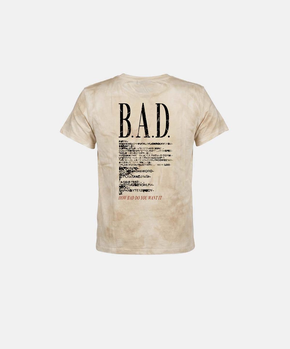 배드블러드(BADBLOOD) B.A.D. Trinity Girls Short Sleeve T-Shirt - Cream