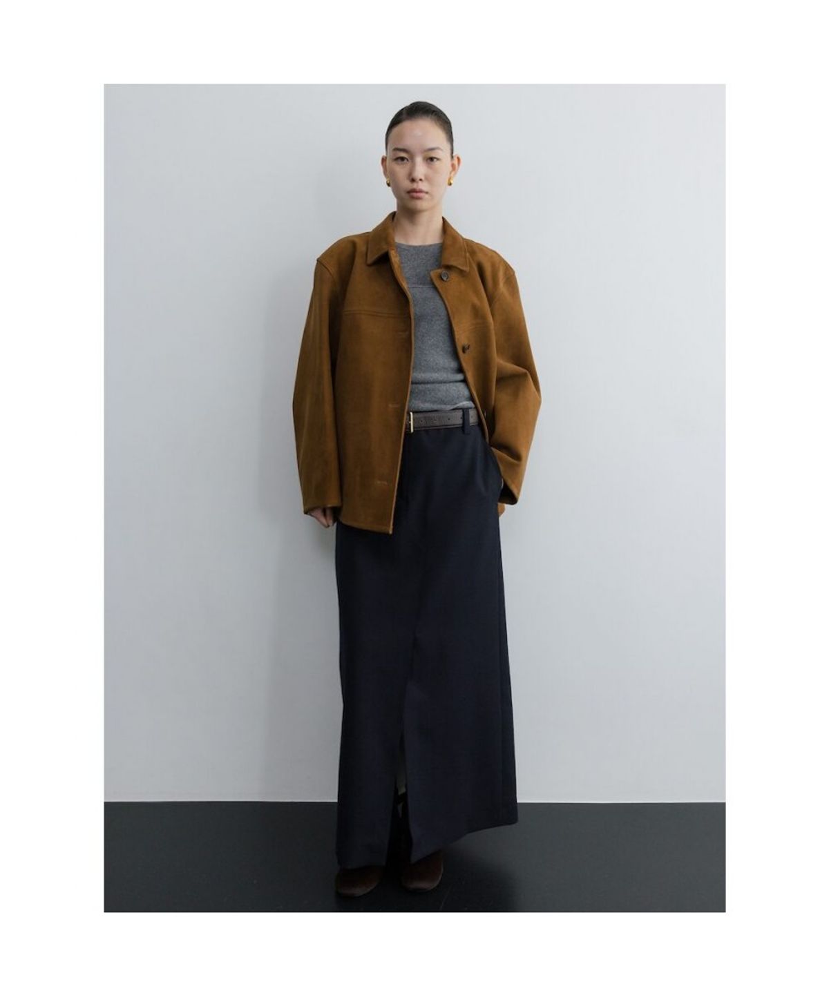 디애퍼처(THE APERTURE) 60s Chamois Jacket  Yellowish Brown (TA5711A09B)