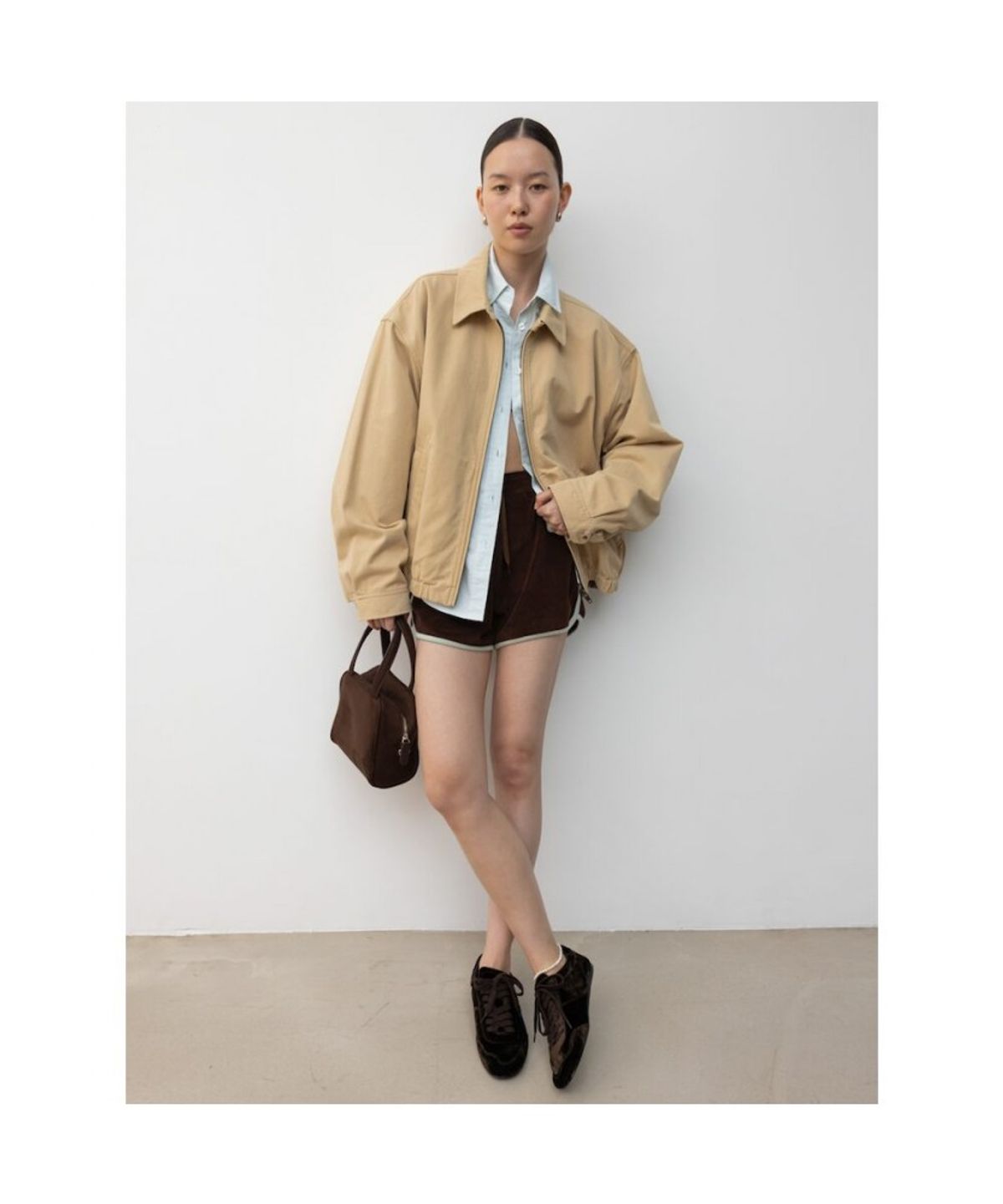 디애퍼처(THE APERTURE) Harper Blouson  Beige (TA5739A03A)
