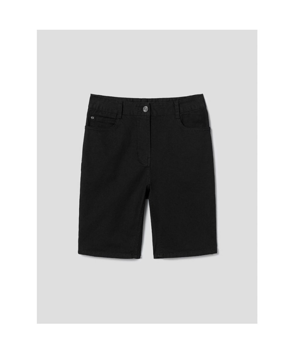 디애퍼처(THE APERTURE) Biker Denim Shorts  Black (TA5725A025)