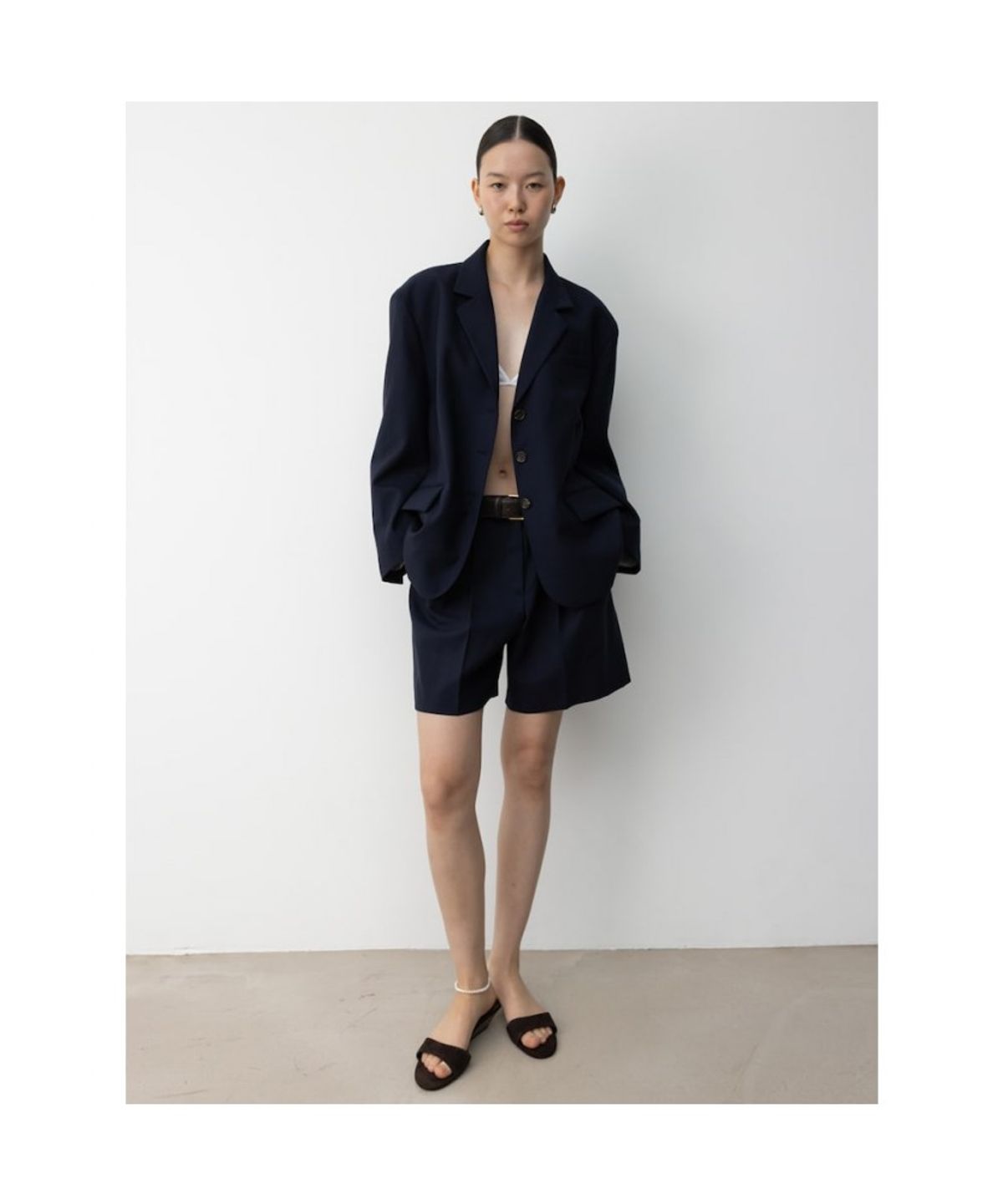 디애퍼처(THE APERTURE) Hudders Pants  Navy (TA5725A09R)
