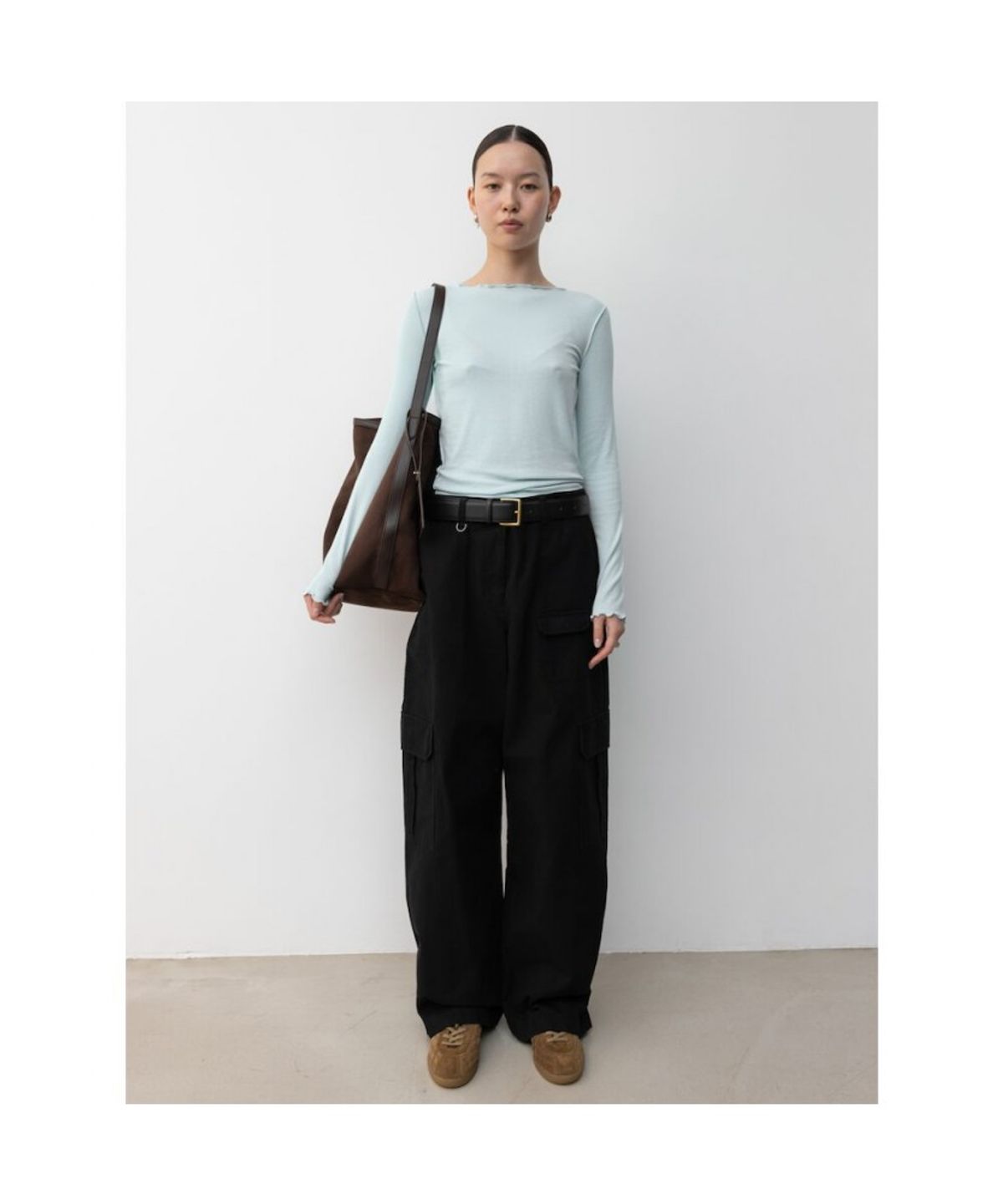 디애퍼처(THE APERTURE) Carpenter Loose Pants  Black (TA5721A135)