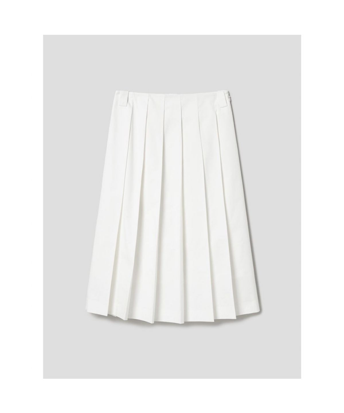 디애퍼처(THE APERTURE) Katie Pleated Skirt  White (TA5727A121)