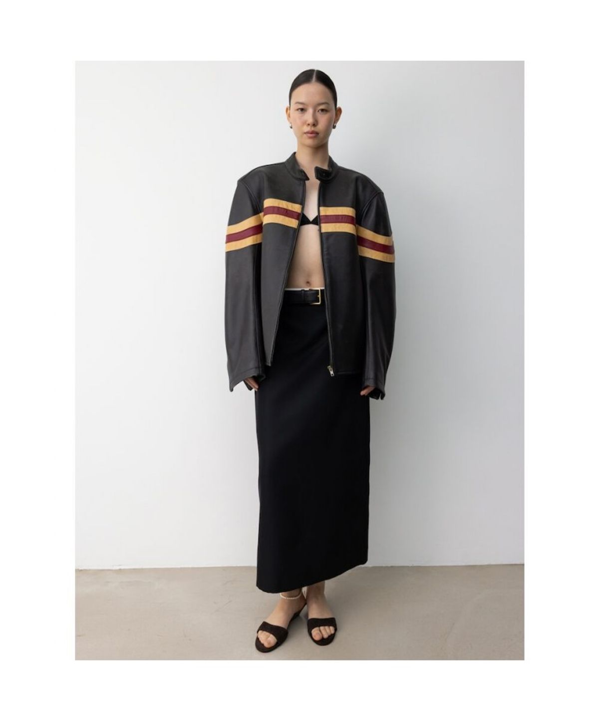 디애퍼처(THE APERTURE) 60s Daimatsu Skirt  Black (TA5727A035)