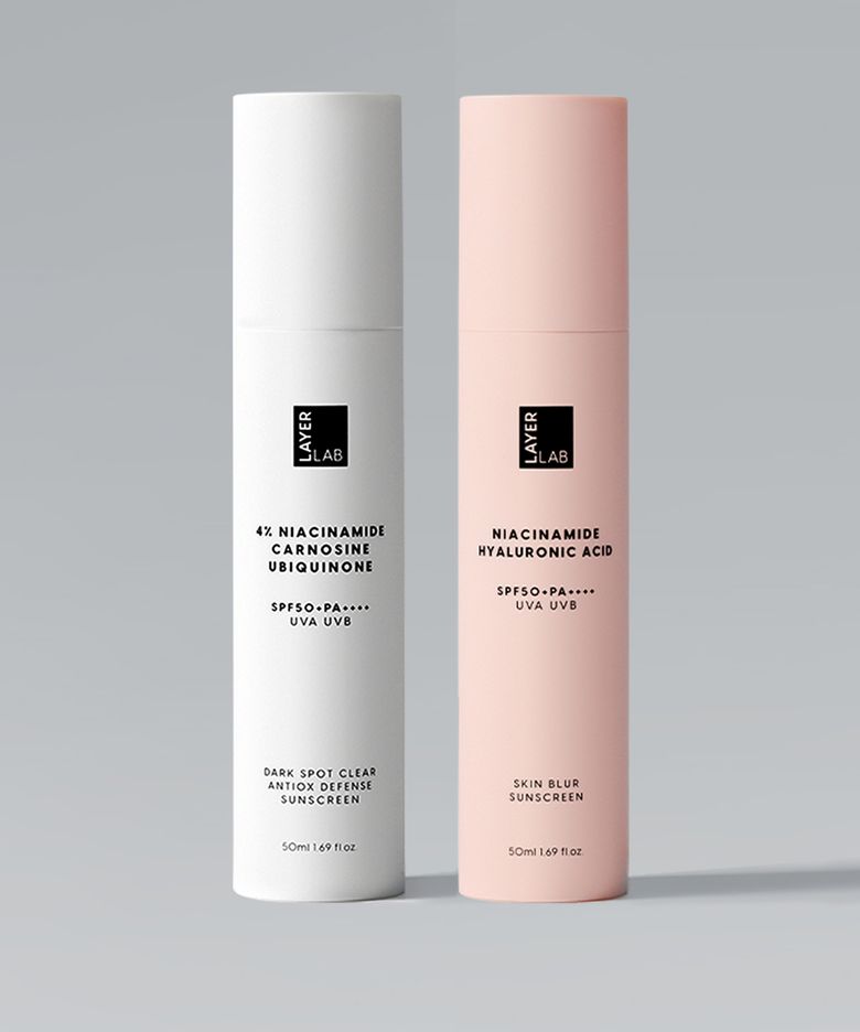 트리플 클리어 선크림 50ml + 히알루 블러 선크림 50ml 듀오 SPF 50+, PA++++