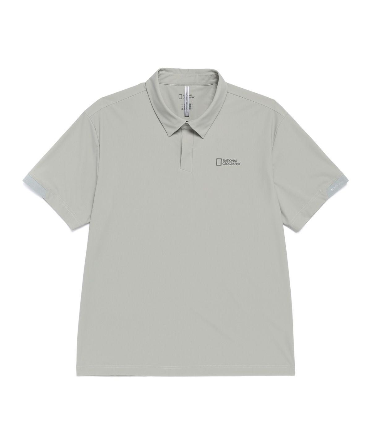 내셔널지오그래픽(NATIONALGEOGRAPHIC) N262MPL320 냉감 스트레치 반팔 카라 티셔츠 LIGHT KHAKI