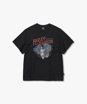 [본 라이더] 스컬윙 티셔츠 블랙_블랙 HH16111077