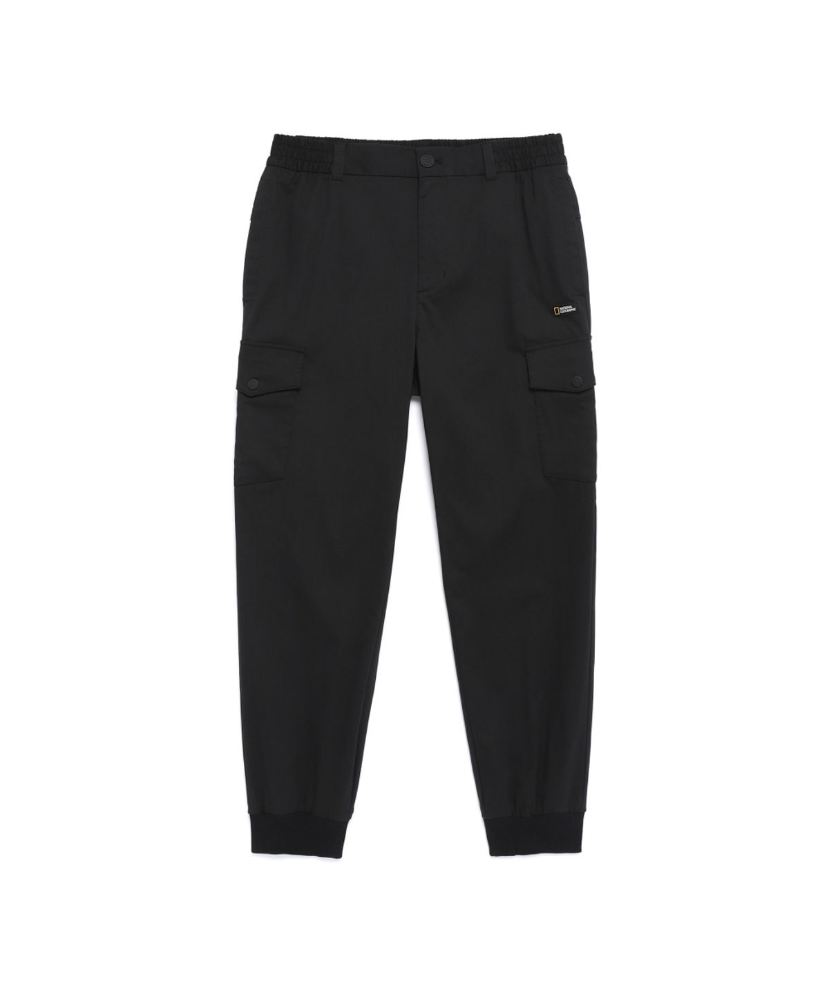 내셔널지오그래픽(NATIONALGEOGRAPHIC) N262MPT020 세미오버핏 조거 카고 팬츠 BLACK