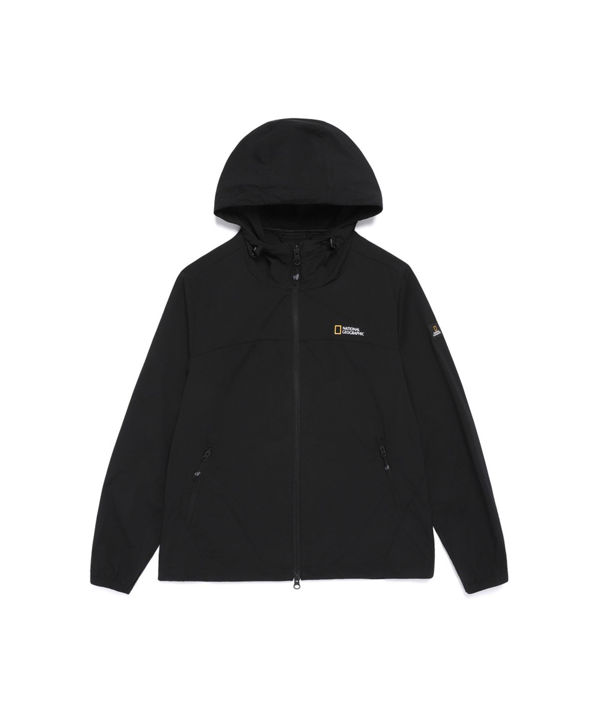 내셔널지오그래픽(NATIONALGEOGRAPHIC) N262WJP010 여성 월리스 후드 풀집업 바람막이 BLACK