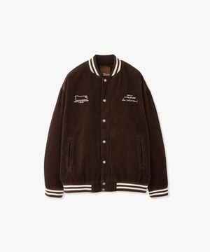 DIEMS 코듀로이 스타디움 점퍼_브라운 (오버핏)_DJPXA62OSH