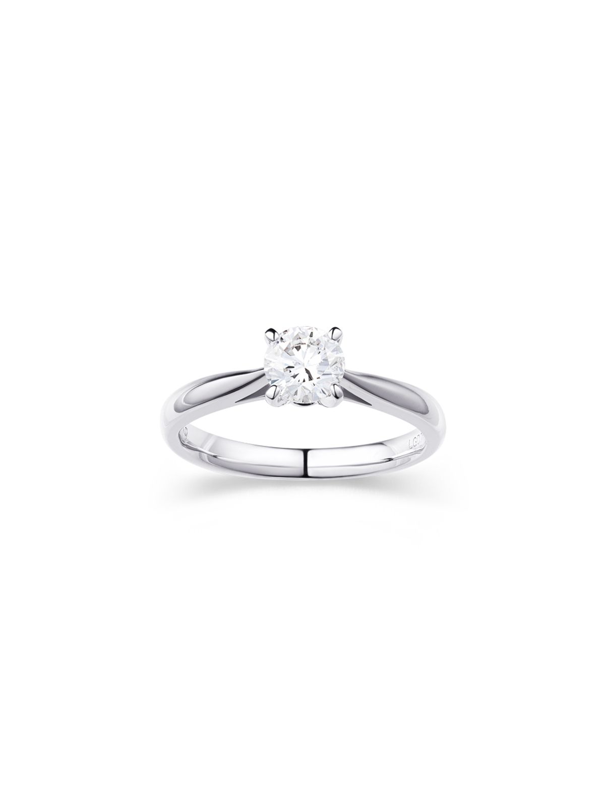 스톤헨지(STONEHENGE) VELA 14K 화이트골드 반지 SA26AA2F
