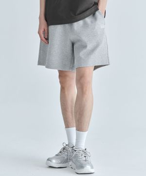 에센셜 트레이닝 쇼츠-멜란지 그레이