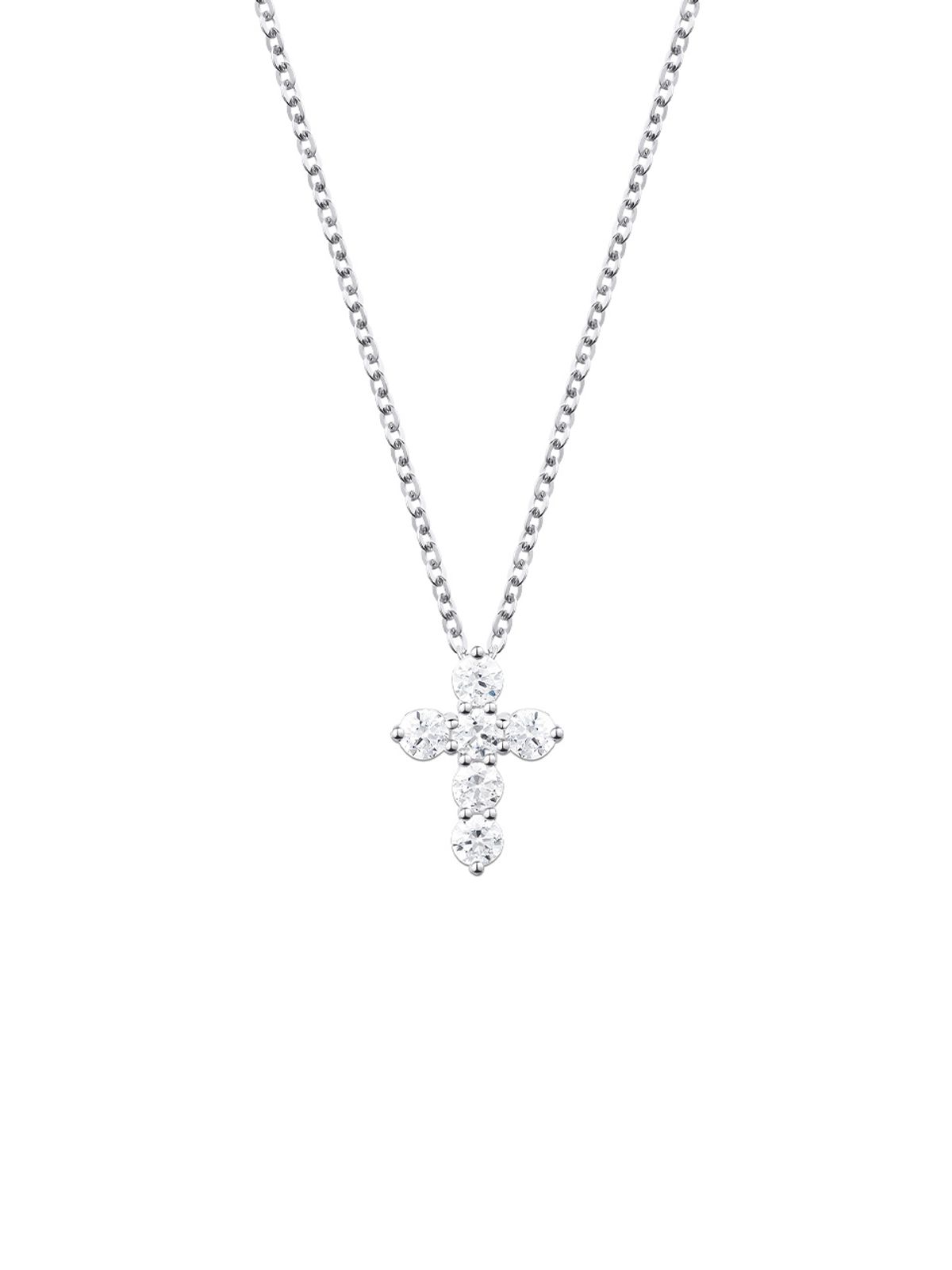 스톤헨지(STONEHENGE) VELA 14K 화이트골드 랩다이아 목걸이 SA26A96P
