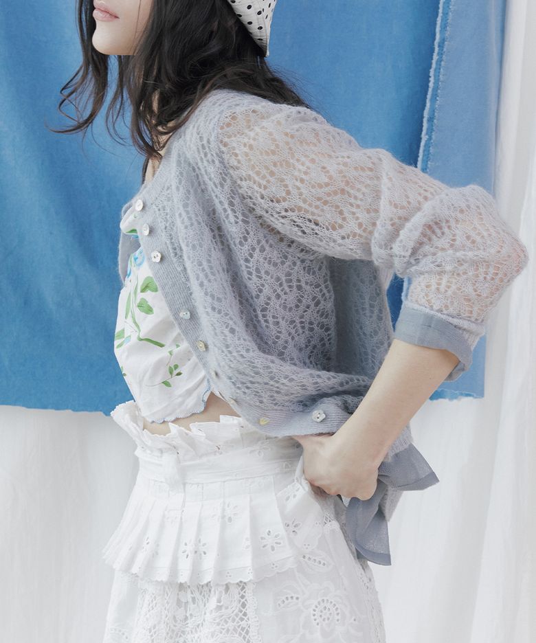 MOHAIR SHEER CARDIGAN - 3 colors