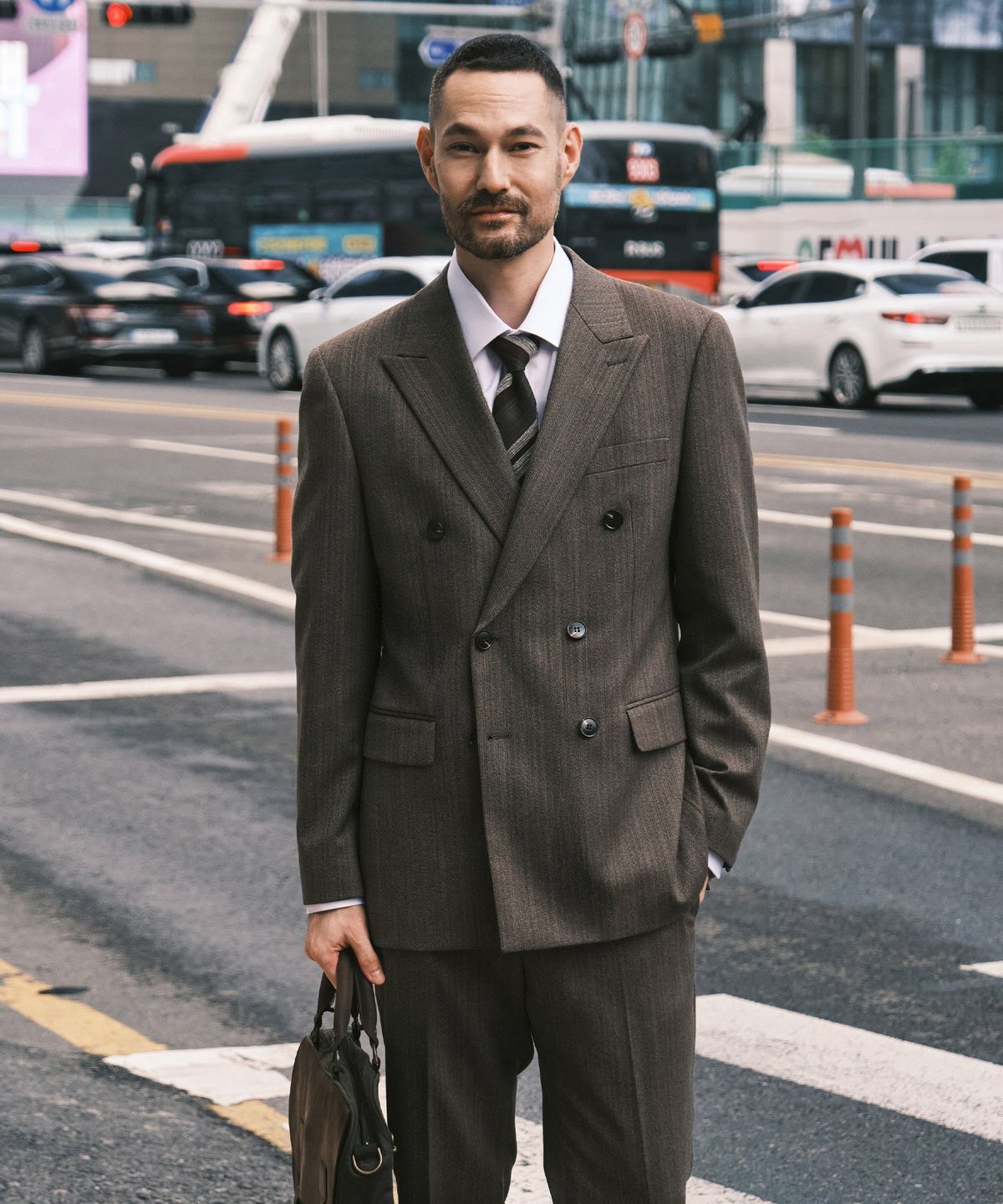 에스티코(STCO) 울 헤링본 더블브레스티드 자켓_브라운 (클래식핏)_SSJXA62DHH