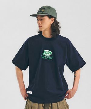 MKB Logo print T shirts Royal blue