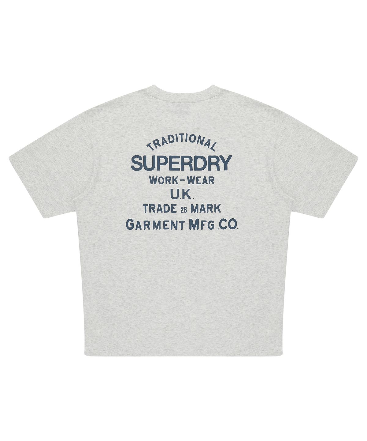슈퍼드라이(SUPERDRY) 워크 라벨 그래픽 반팔 티셔츠 라이트그레이 SDUISCQ71LGR