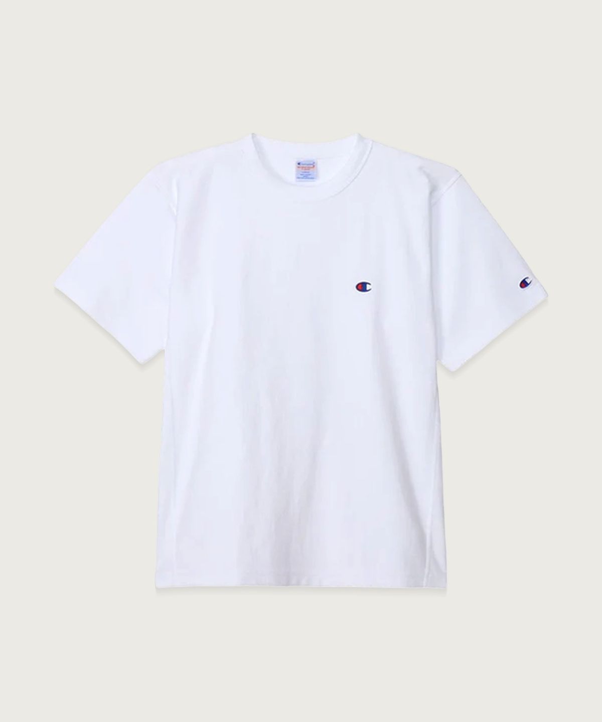 챔피온(CHAMPION) 리버스위브 C로고 반팔 티셔츠 White