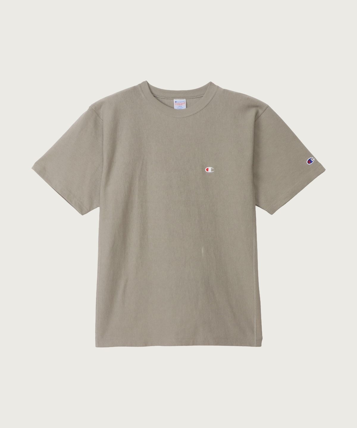 챔피온(CHAMPION) 리버스위브 C로고 반팔 티셔츠 Grey