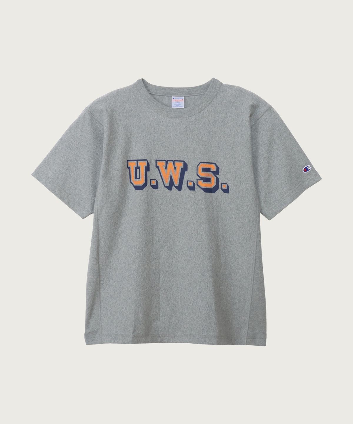 챔피온(CHAMPION) 리버스위브 시티 그래픽 반팔 티셔츠 Oxford Grey