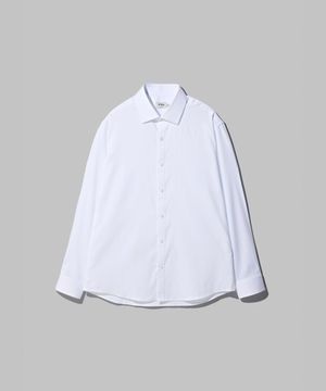 [폼] 텐셀 트윌 스트레치 셔츠_화이트 (슬림핏)_SDSXZ10SSW