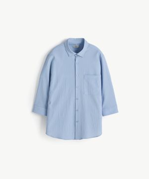 7부 서커 셔츠_블루 (클래식핏)_SDSXB59CSL