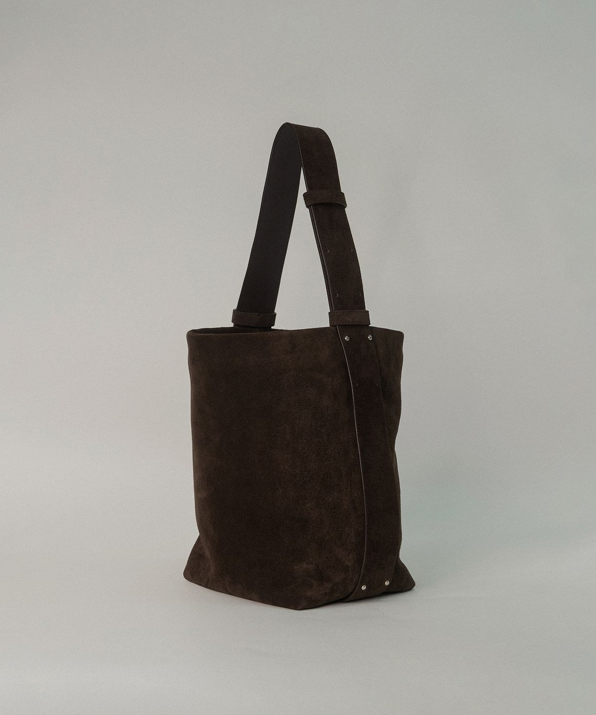 아우브아워(AUBOUR) bolt suede bag (brown) _ from Italy
