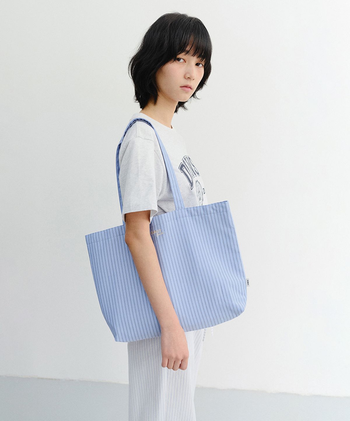 던스트(DUNST) STRIPE EASY SHOPPER_UDBA6E213_BLUE STRIPE