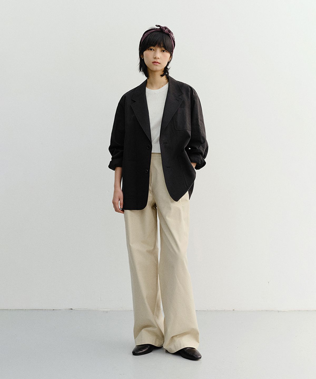 던스트(DUNST) UNISEX SOFT TAILORED JACKET_UDJA6B123_BLACK