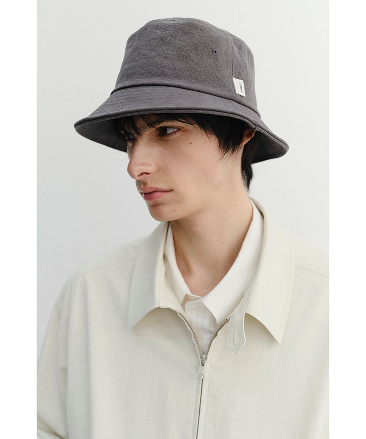 던스트 포 맨(DUNST FOR MEN) ADVENTURE BUCKET HAT_UNISEX_UDHE6E102_CHARCOAL GREY